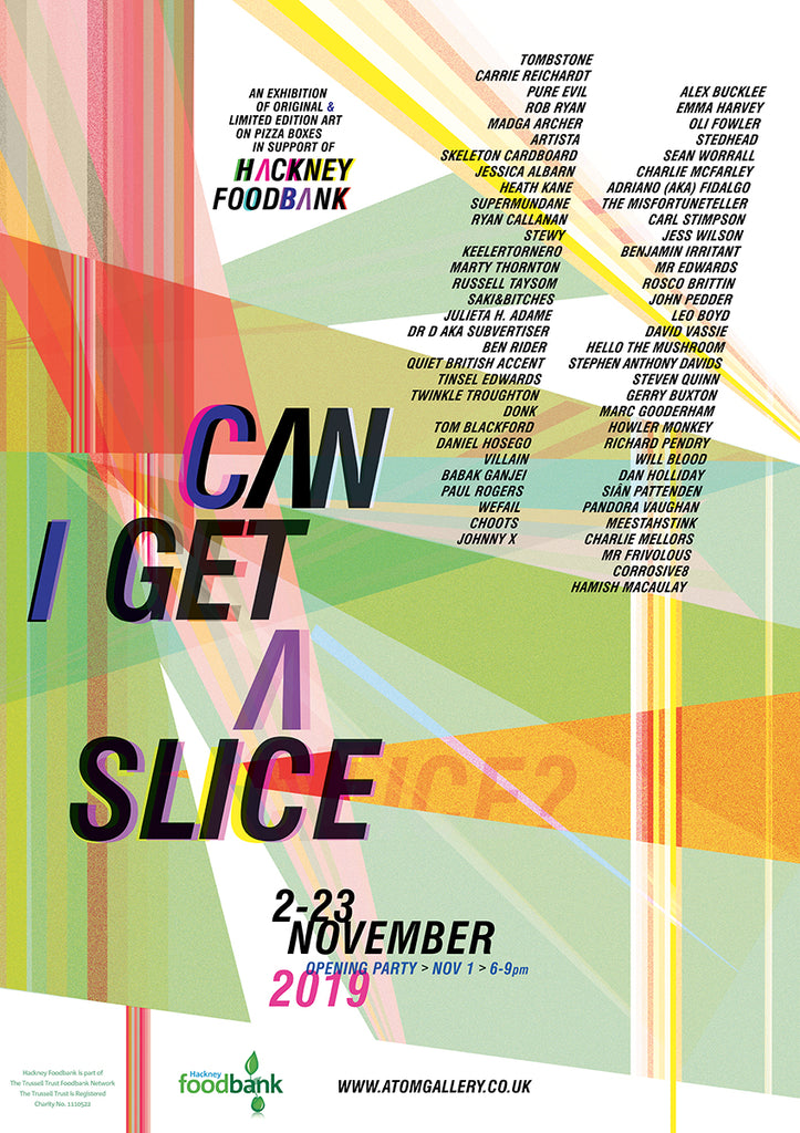 Can I get a slice? at Atom gallery